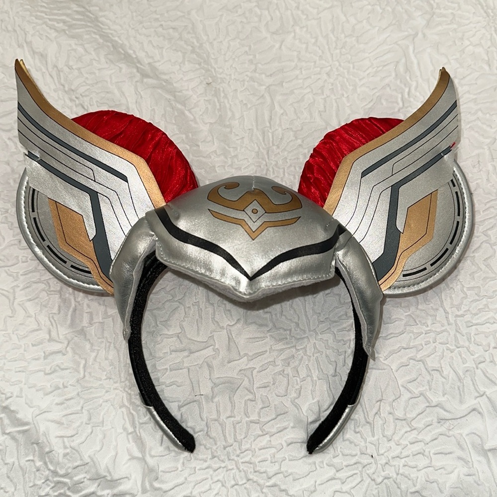 Disney Parks Marvel Mighty Thor Love & Thunder Jane Foster Mickey Ears Headband